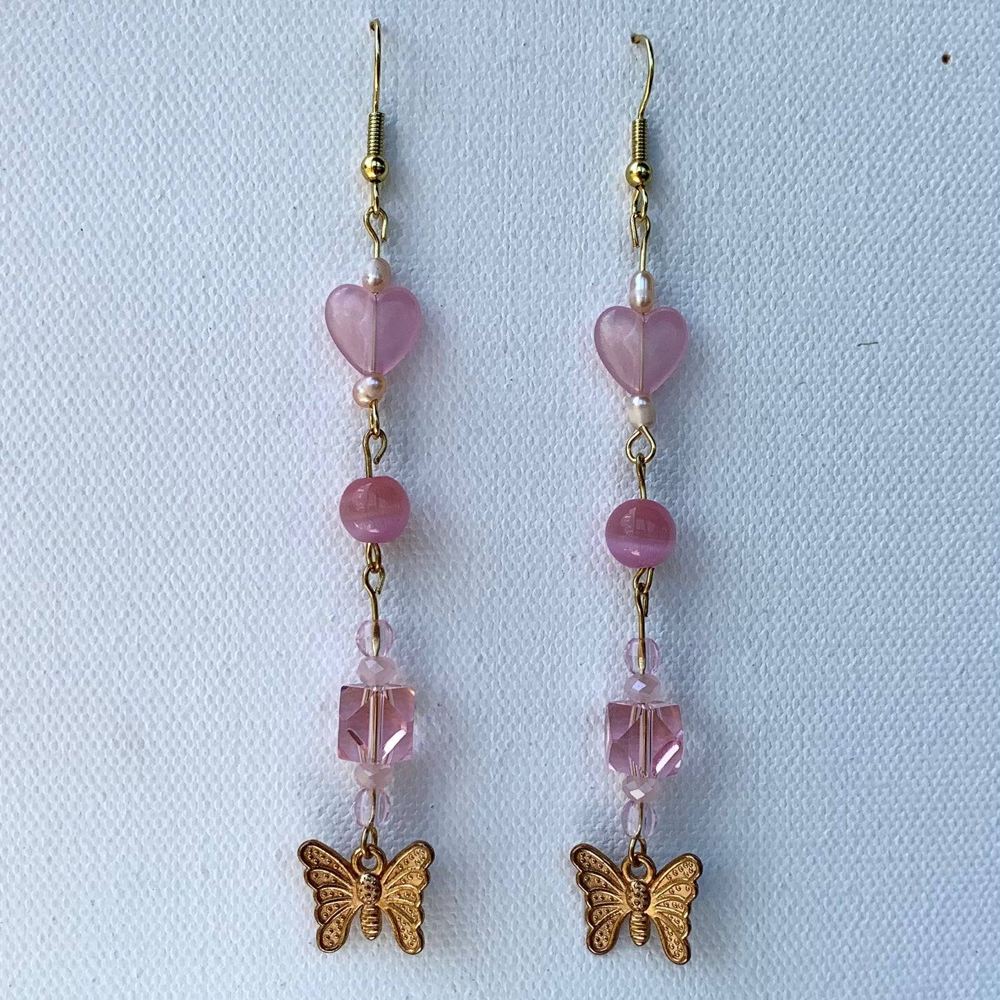 Butterfly Beaded Earrings