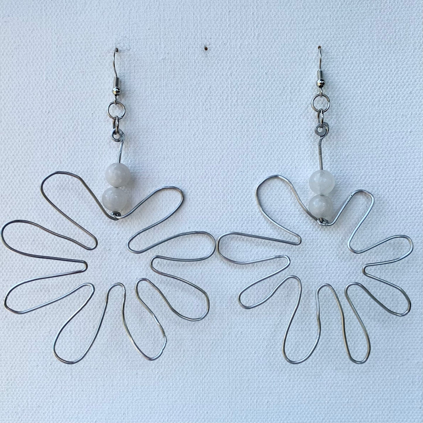 Wire Splatter Earrings