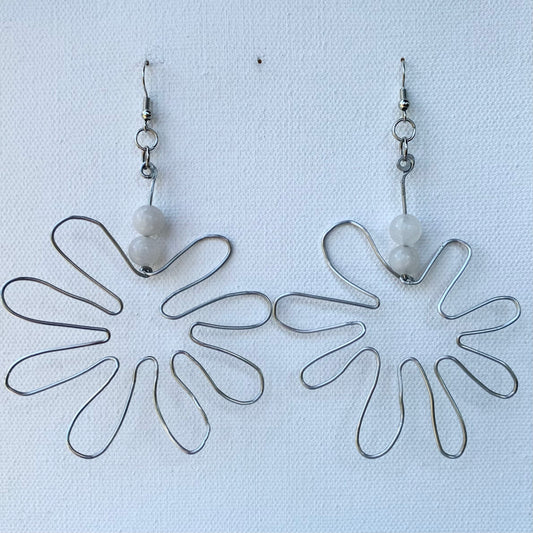 Wire Splatter Earrings