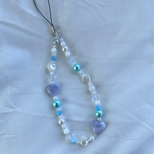 Frosted Love Phone Charm