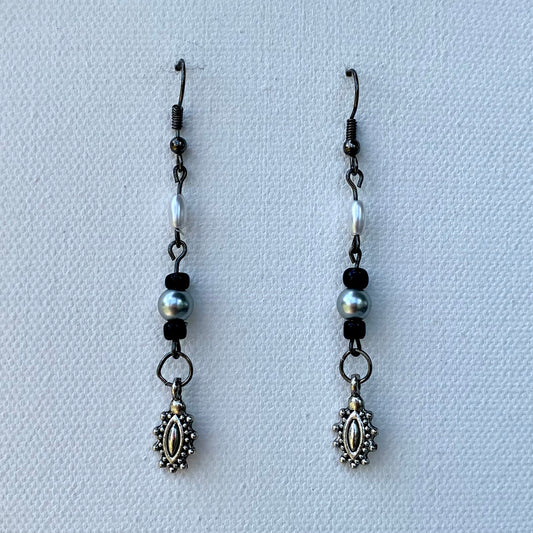 Beaded Charm Earrings